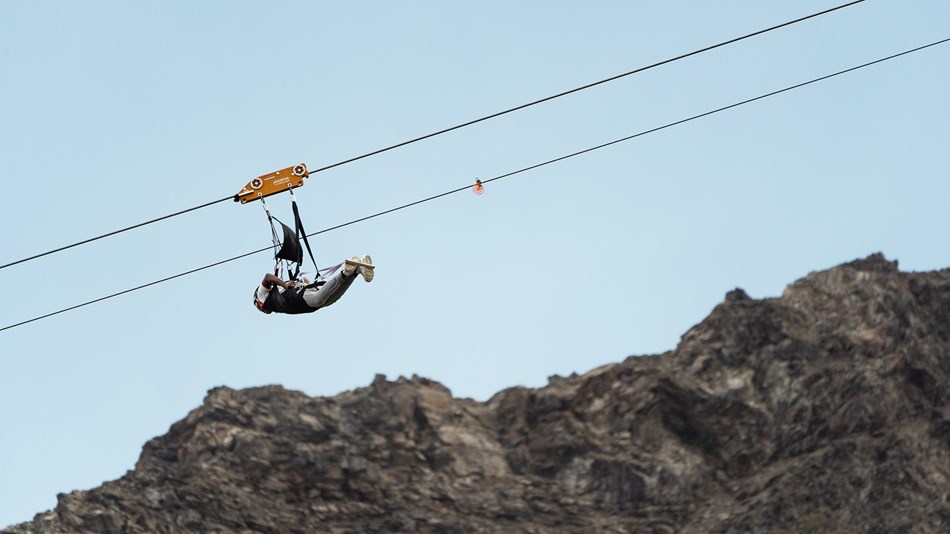 Aiguille Rouge zip line