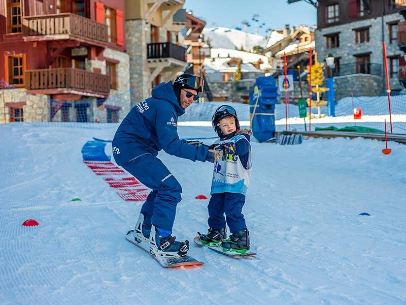 First skiing at Arc 1950